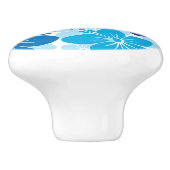 Keramik Knob/Blume Keramikknauf (Seitenansicht)