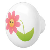 Keramik Knob/Blume Keramikknauf (Rechts)