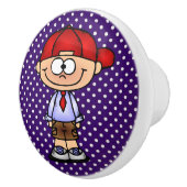 Keramik Knob/Junge Keramikknauf (Rechts)