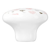 Keramik Knob Keramikknauf (Seitenansicht)