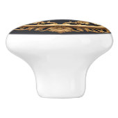 Keramik Knob Keramikknauf (Seitenansicht)