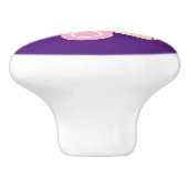 Keramik Knob/Schmetterling Keramikknauf (Seitenansicht)