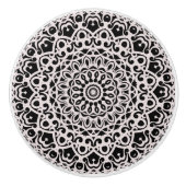 Keramik Knob Tribal Mandala G385 Keramikknauf (Vorderseite)