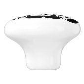 Keramik Knob/Zebra Keramikknauf (Seitenansicht)