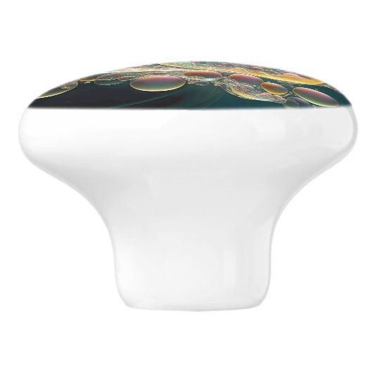 Keramik-Knoblauch Keramikknauf (Seitenansicht)