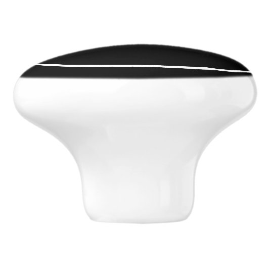 Keramik-Knoblauch Keramikknauf (Seitenansicht)