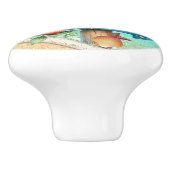 Keramik-Knoblauch Keramikknauf (Seitenansicht)