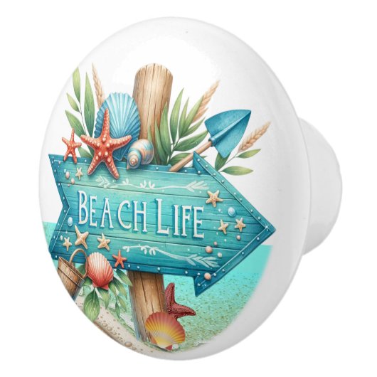 Keramik-Knoblauch Keramikknauf (Rechts)