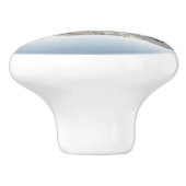 Keramik-Knoblauch Keramikknauf (Seitenansicht)