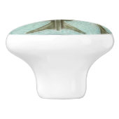 Keramik Knobs - Pink Peonies Art Nouveau Keramikknauf (Seitenansicht)