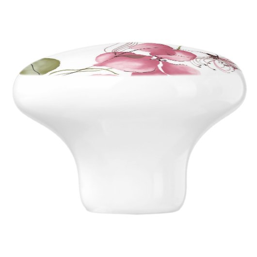 Keramik Knochen/Bläschen Keramikknauf (Seitenansicht)