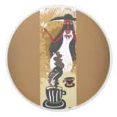 Keramik-Knochen Keramikknauf (Vorderseite)