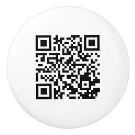 Keramik Knock mit einzigartigem QR-Codedesign Keramikknauf