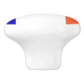 Keramik Knopf ziehen mit der Fahne von New York Ci Keramikknauf (Seitenansicht)