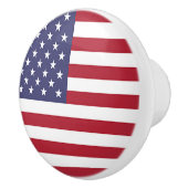 Keramik Knopf ziehen mit Flagge der USA Keramikknauf (Rechts)