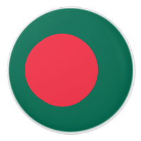 Keramik-Knopf ziehen mit Flagge von Bangladesch