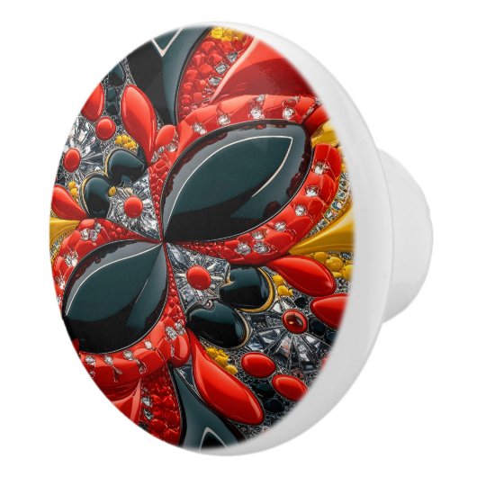 Keramik Knopfdruck mit deutscher Farbe Keramikknauf (Rechts)