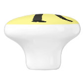 Keramik-Knöpfe Keramikknauf (Seitenansicht)