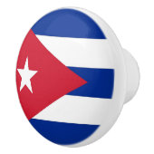 Keramik Knöpfe ziehen mit Fahne Kubas Keramikknauf (Rechts)