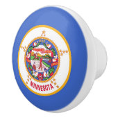Keramik Knöpfe ziehen mit Fahne von Minnesota Keramikknauf (Rechts)