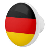 Keramik Knöpfe ziehen mit Flagge Deutschlands Keramikknauf (Rechts)