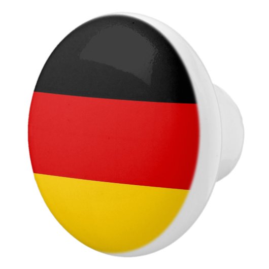 Keramik Knöpfe ziehen mit Flagge Deutschlands Keramikknauf (Rechts)