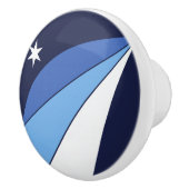 Keramik Knöpfe ziehen mit Flagge von Columbia, SC Keramikknauf (Rechts)