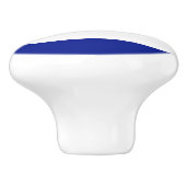 Keramik Knöpfe ziehen mit Flagge von Costa Rica Keramikknauf (Seitenansicht)