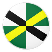 Keramik knöpfen mit Fahne von Monterey, USA Keramikknauf (Vorderseite)