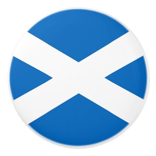 Keramik knöpfen mit Flagge von Schottland, Vereini Keramikknauf (Vorderseite)