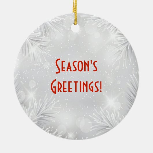 Keramik Kokopelli Keramik Ornament (Hinten)