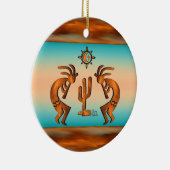Keramik Kokopelli Keramik Ornament (Rechts)