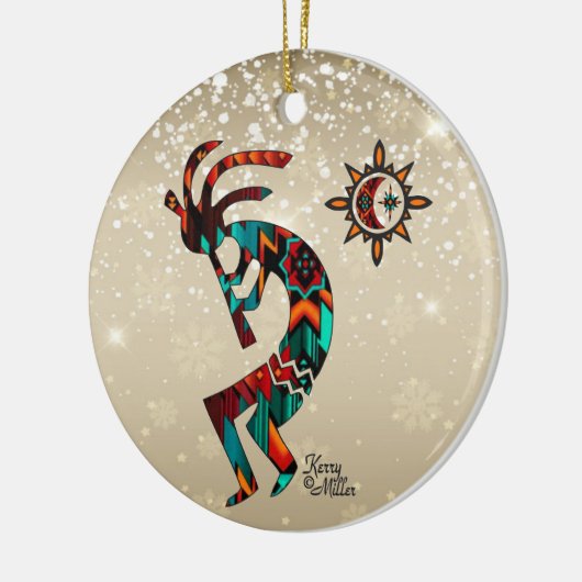 Keramik Kokopelli Keramik Ornament (Links)