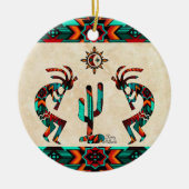 Keramik Kokopelli Ornament (Vorne)