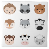 Keramik - Köpfe von Kleinkindern 2 Fliese (Vorderseite)