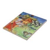 Keramik-Küche Fliese-Land Bauernhof-Mädchen und Fliese (Seite)