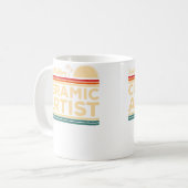 Keramik Kunsthandwerk Töpferei Kaffeetasse (Vorderseite Links)