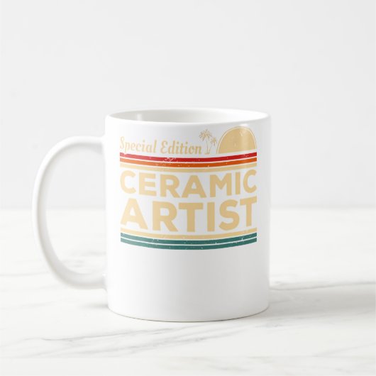 Keramik Kunsthandwerk Töpferei Kaffeetasse (Links)