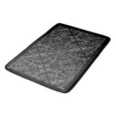 Keramik Lace Black Badematte (Schrägansicht)