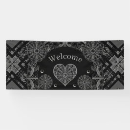 Keramik Lace Black Banner