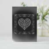 Keramik Lace Black Begleitkarte (Stehend Vorderseite)