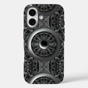 Keramik Lace Black iPhone 16 Hülle