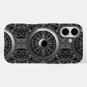 Keramik Lace Black Case-Mate iPhone Hülle (Rückseite (Horizontal))