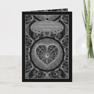 Keramik Lace Black Einladung