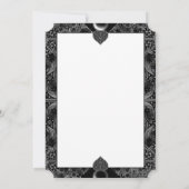 Keramik Lace Black Einladung (Rückseite)