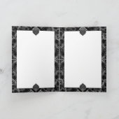 Keramik Lace Black Einladung (Innenseite)