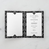 Keramik Lace Black Einladung (Innenseite)
