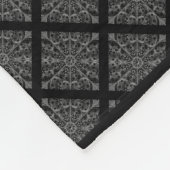 Keramik Lace Black Fleecedecke (Ecke)
