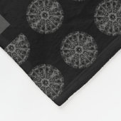 Keramik Lace Black Fleecedecke (Ecke)