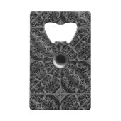 Keramik Lace Black Geldbeutel Flaschenöffner (Rückseite)